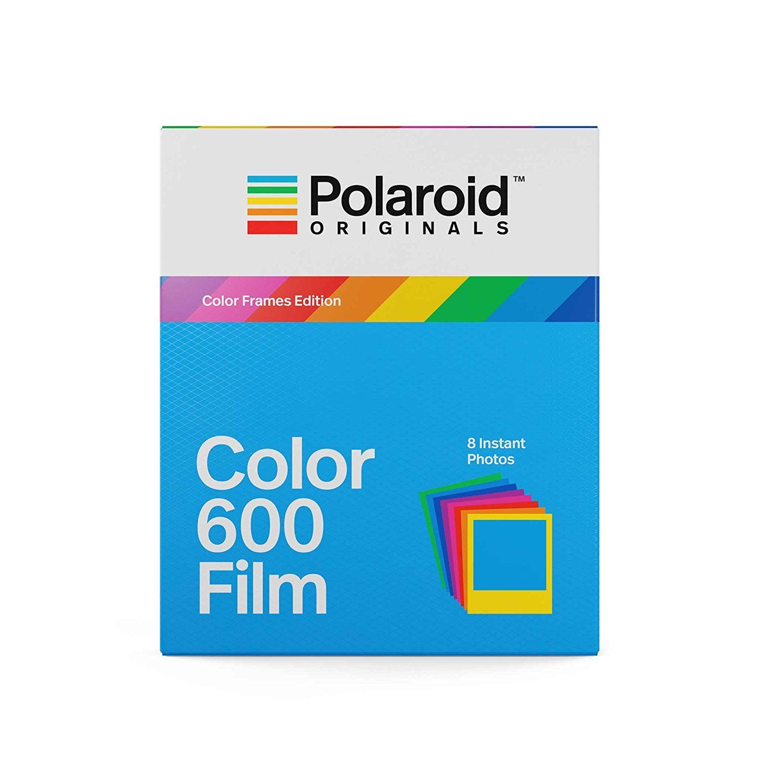 Polaroid Originals 600 Instant Color Film with Color Frames, 8 Photos